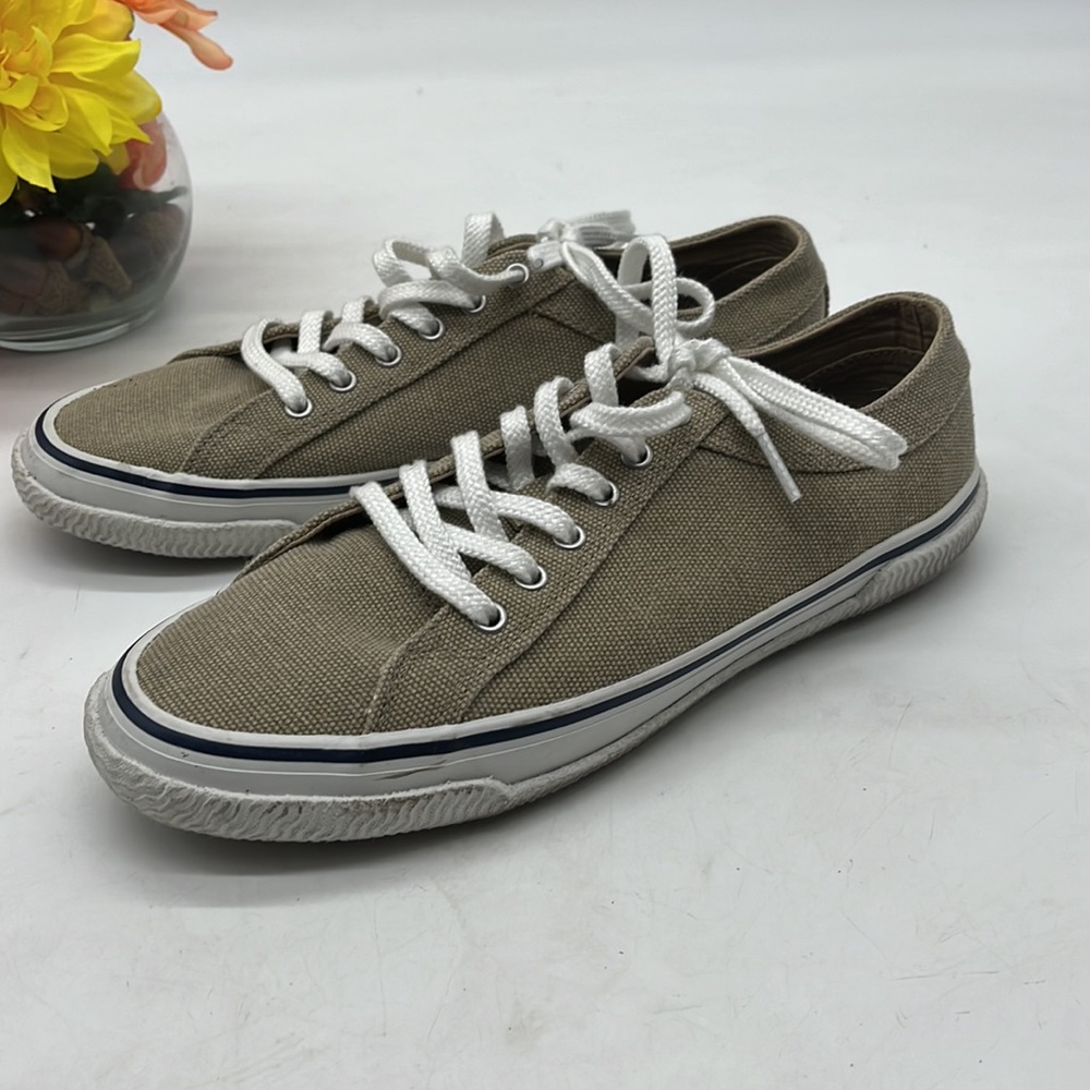 Nautica Tan Canvas Sneaker Size 7.5. SNK2653B - Picture 3 of 8